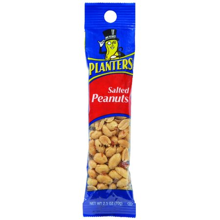 PLANTERS Salted Peanuts 2.5 oz Pegged 549751